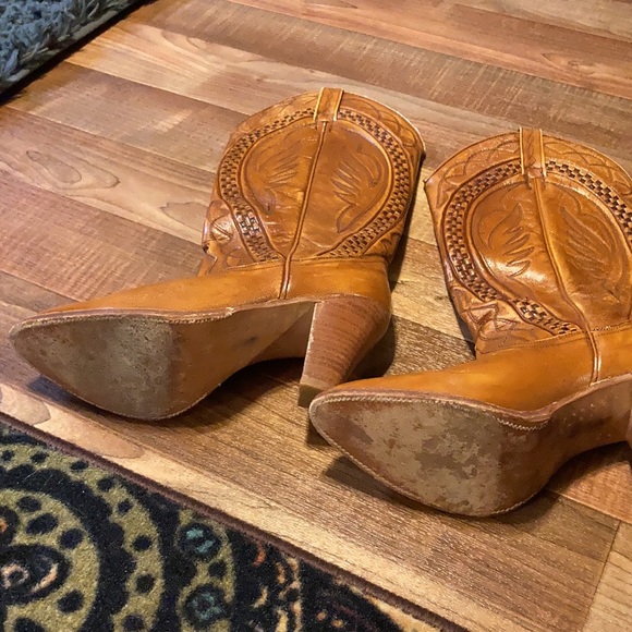 Vintage Dan Post western boots size 6M - Picture 3 of 12